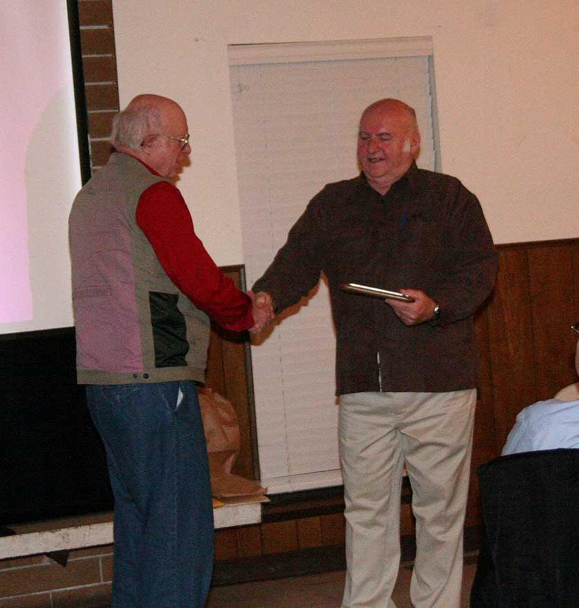 Northwest R/C Ship Modelers Meeting Minutes continued At the end of Mel s presentation he presented the Cliff Shaw award that the club started last year in memory of Cliff and his wife.
