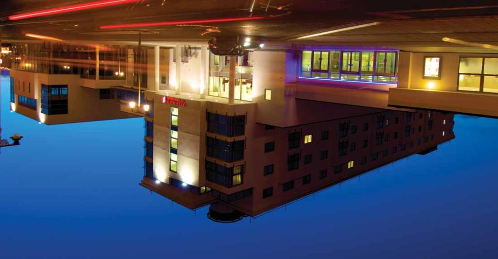 The Waterfront Leisure Complex The Waterfront Leisure complex includes The Ramada Plaza Hotel, Southport Theatre and Convention Centre, and Genting Casino together with a variety of retail and