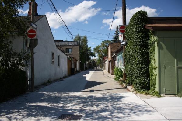 Design Criteria Setback from the Laneway Setback