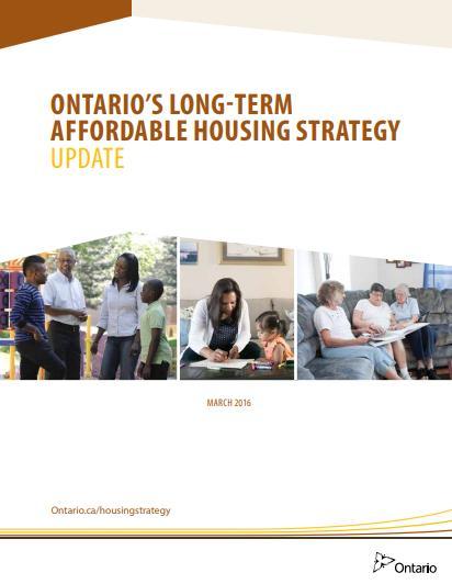 Ontario s Long Term Affordable Housing Strategy (2016) One of the 4 directions provided in the strategy states Click the following: to edit Master text styles Second units are a potential source of