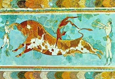 The Minoans They lived from 3000-1100 B.C. *They were the first settlers in Greece on the island of Crete. *They were a very advanced civilization for their time.