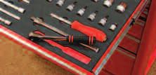 TOOL CONTROL Tool Control CAD designed and high precision laser cut foam tray inserts are designed to keep tools precisely and accurately in the correct position and drawers for improved productivity.