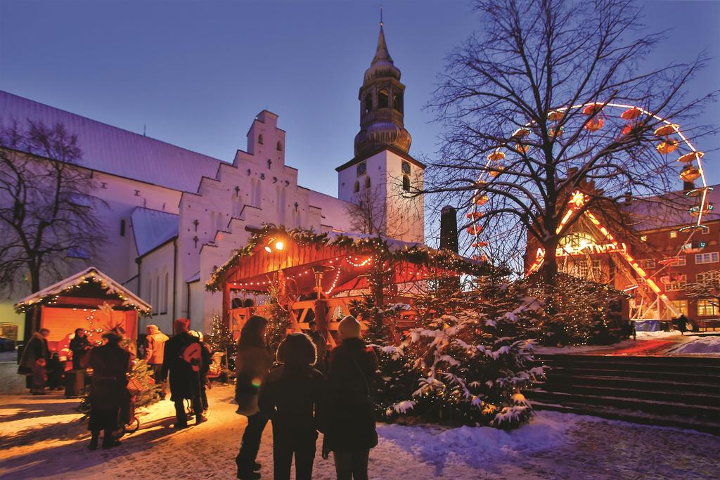 Christmas shopping in Aalborg During the festive month of December visitors to the city of Aalborg can enjoy Christmas shopping along the city s