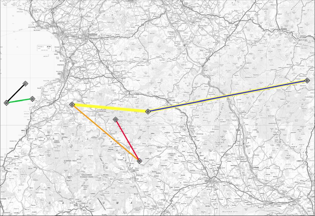 4.10 Link routes The SIDs designed for Glasgow Prestwick Airport have been assessed to decide on the most appropriate and efficient termination point for flight planning and fuel usage purposes.
