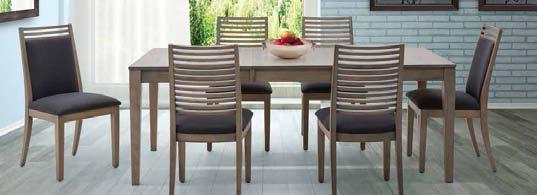 Tables ¾" thick tops To create your dream decor, choose among our wide array of table sizes, legs & bases.