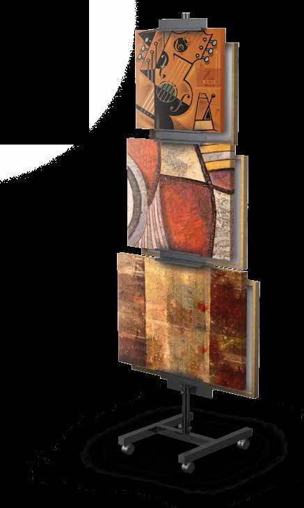 Presentation/Art Trees HOLDS RIGID SUBSTRATES Art Trees Deluxe Art Tree, ATD, accommodates up to