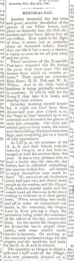 June 5, 1885, Evansville Review, p. 4, col.
