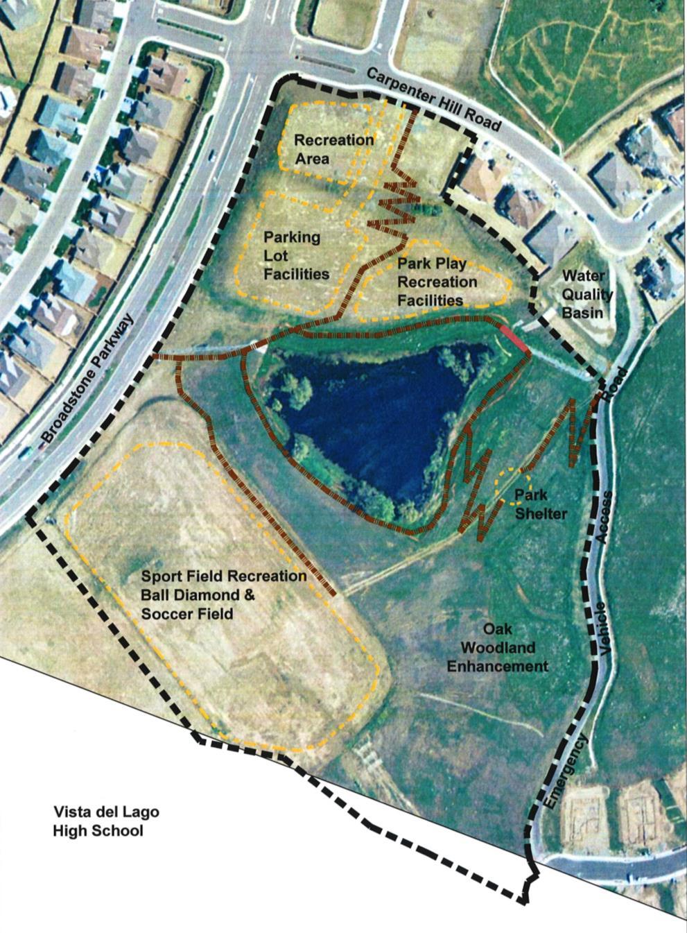 Park Site #51 Programmed Facilities from the 2002 Master Plan Implementation Plan Update Developed Facilities 2003-2013 2014 Master Plan Recommendation Cost Acres (10 Ac.) - 9 Ac.