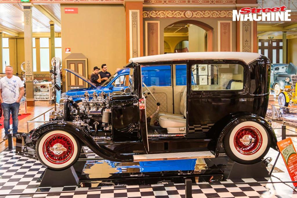 Alan with Tony Webster on the Central Coast created this incredible Model A hot rod, with an original model A block.