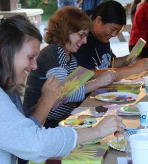 All materials are provided in this art workshop, taught by area artist and naturalist, Nancy Berg, to create a 14x20 acrylic painting. No experience is required.