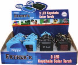 in 1 gift for Dad, a solar key chain that