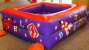 tunnels 6x3 ballpond, mini trampoline, 2 scuttle bug bikes Thur Fri-Sun - For Toddlers And babies only Includes Truck / roller coaster and 6x6 ballpond.