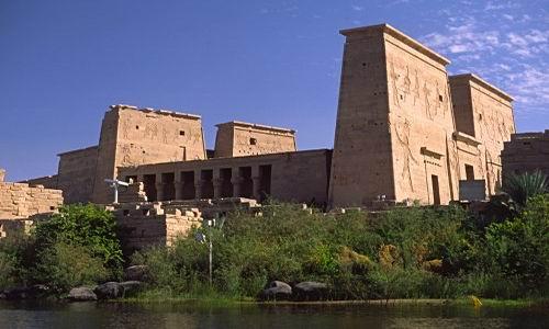 In ancient times, sacred crocodiles basked in the sun on the river bank near here, the Temple has scant remains, due first to the changing Nile, then the Copts who once used it as a church, and