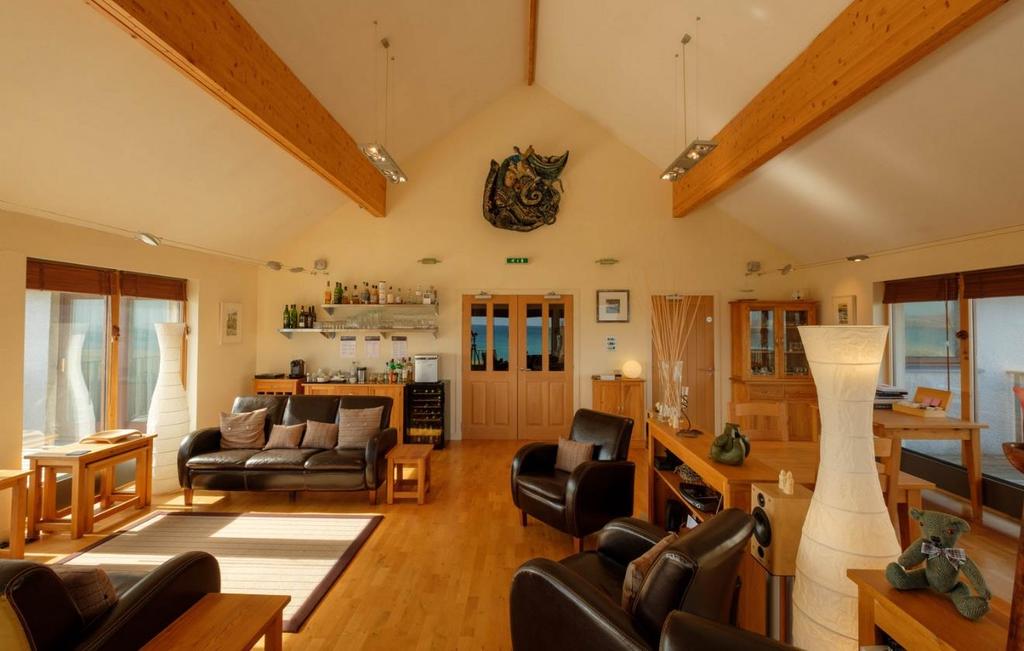 LOCATION Broad Bay House has an excellent trading location within a small working crofting community, Back, on the Isle of Lewis.