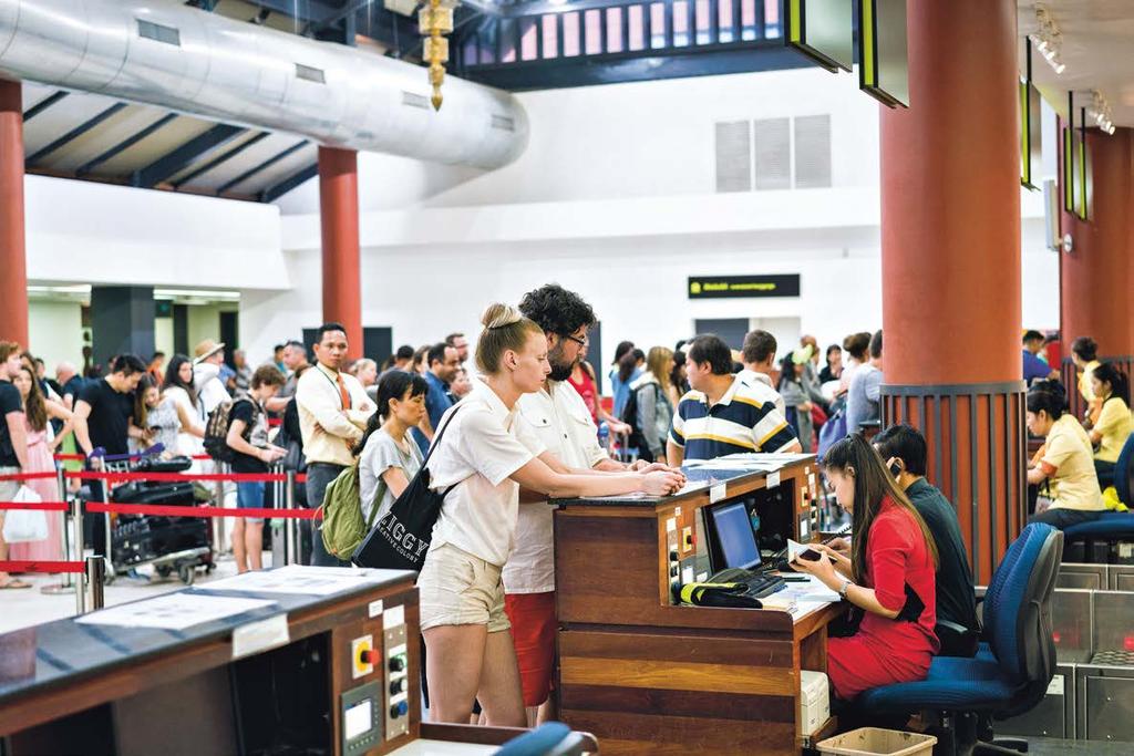 As a result of Cambodia's increased airport capacity, international tourism in the country is growing rapidly.