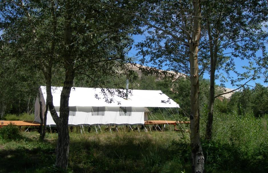 Glamping Tents converted to meeting space or living space Specially constructed