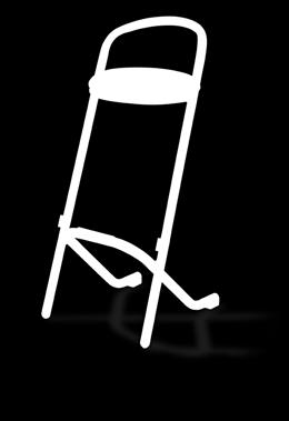 Bar stools Hammerite 60110 Total height: 98 cm Height of seat: 79 cm Length: 46 cm Depth: 46 cm