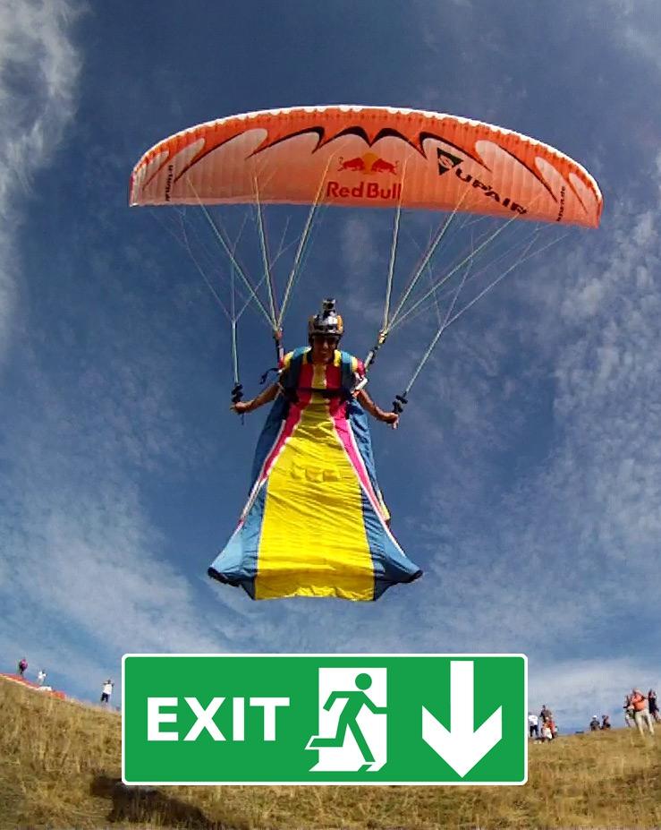 Congratulations! You just became the owner of the EXIT cutaway harness! We are sure that you will have ton s of fun using this product! Enjoy but use responsible and with care! WARNING!