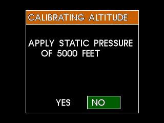 An external pitot/static tester must be connected to the MD302 with the pressures stabilized to 5,000 ft. and 120 knots. (Figure 4.23) FIGURE 4.