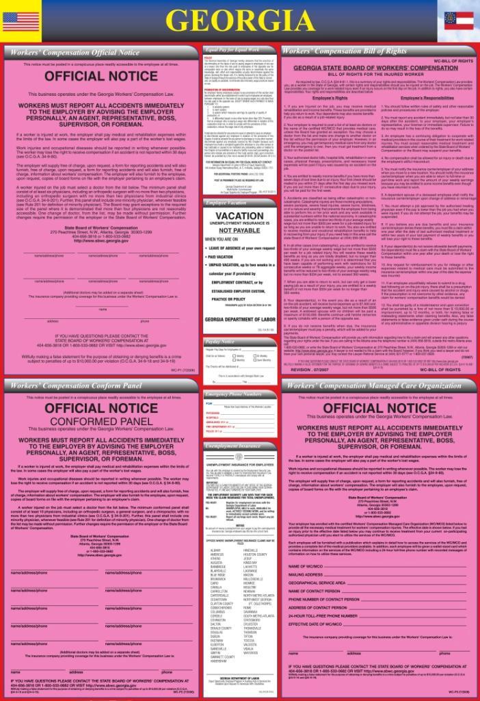 Designed specifically for contractors Federal Labor Law Posters English