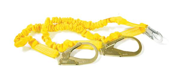 #GFP11200 Single Leg Rebar Hook #GFP11201 Double Leg Rebar Hook #GFP11203 Made with a heavy duty outer polyester webbing Polyester core sewn in Lightweight Cyclone Full Body Harness