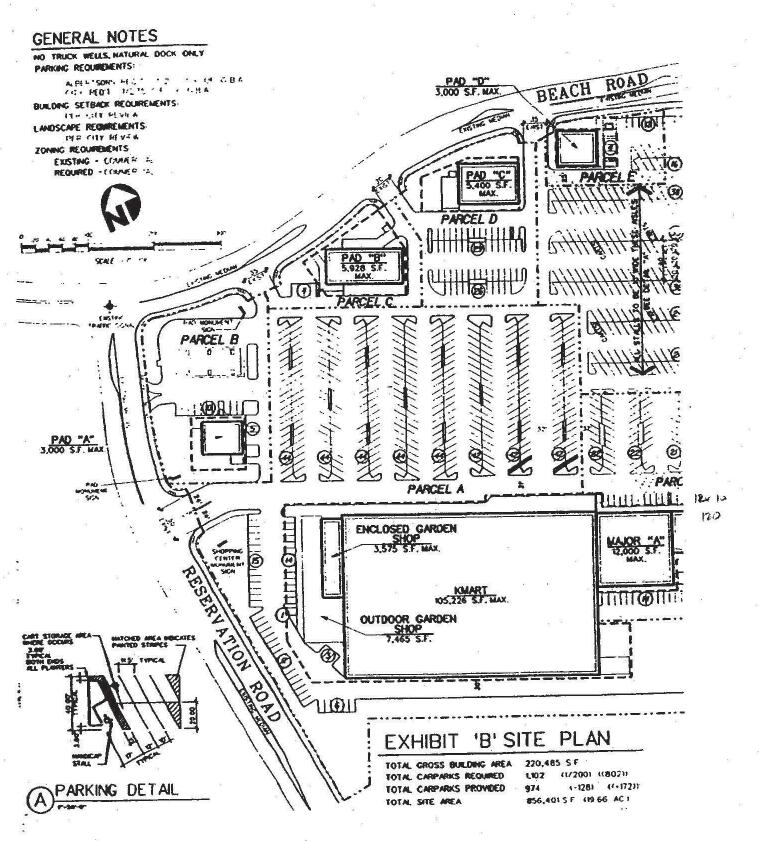 REA Approved Site Plan PAD - Ground Lease The 68,000 SF box footprint can be