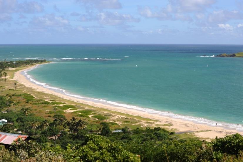 ANSE DE SABLE 92 acre beautiful beach front property. Over 200m / 656 feet of crystal white sand beach along the south east coast of Vieux Fort. Predominately flat.