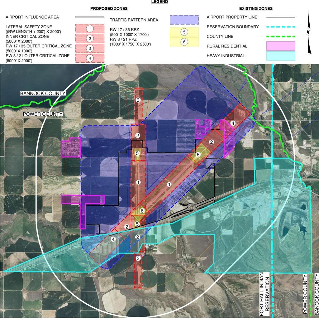 Pocatello Regional Airport Airport Master Plan Figure F-2 RECOMMENDED OFF AIRPORT