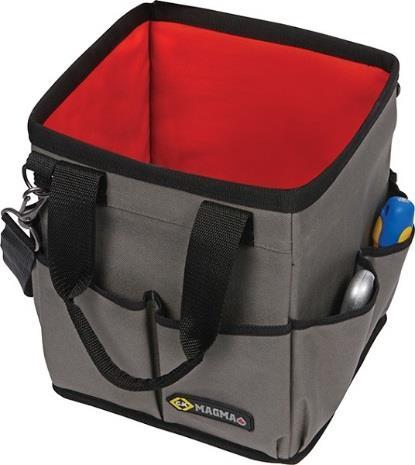 internal storage area with 33 additional pockets and holders Adjustable straps to secure an aluminium level 3in1 Tote MA2637