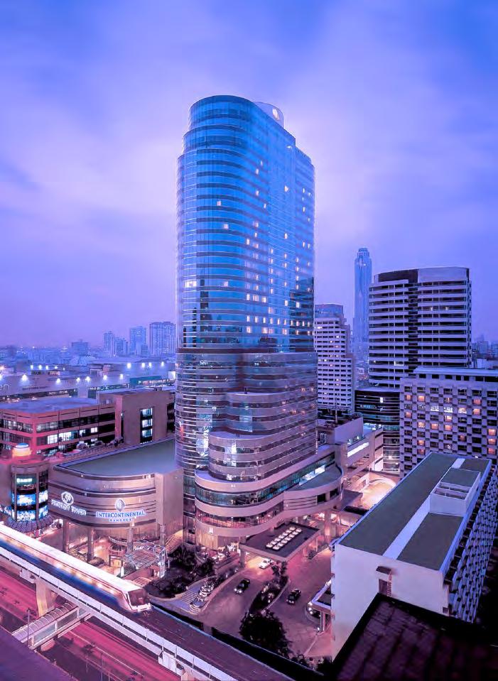 LOCATION Ideally situated for both business and leisure travelers, InterContinental Bangkok occupies a prime location at the centre of the city s business and commercial districts.