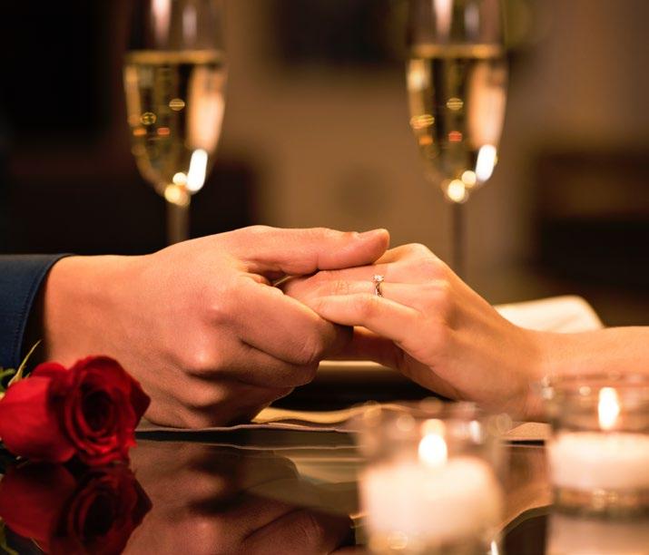 Whole Day Astonishment with Dinner AED 5500 Alcohol Package Whole Day Astonishment with Dinner AED 4800 Non-Alcohol Package Romantic Dinner AED 1500 with Rosé Wine Romantic Dinner AED 1200 Non