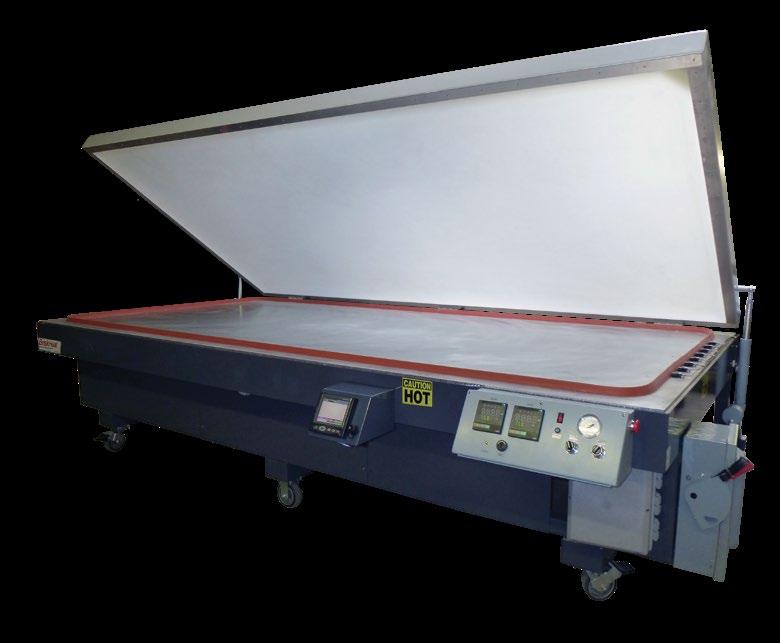 up to 400 F Table Sizes: VT4000 VT8000 VT10000 Overall Dimensions 60 in x 66 in 1.