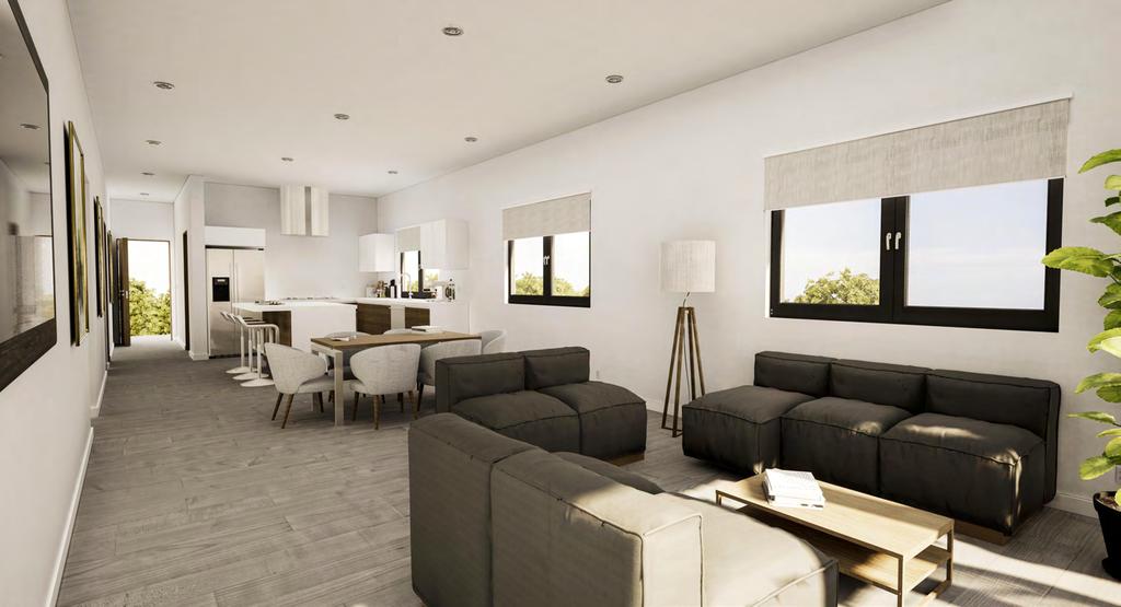 3 bedroom units - 1640 sq ft Quartz/granite countertops Elegant tile flooring Contemporary kitchen