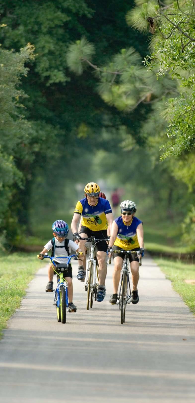 Family Biking on Trails in Tallahassee FUN FOR ALL AGES Since its earliest days, Tallahassee offered sites for exploration and discovery.