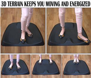 to move is subconscious. office and standing desk Office Chair Mat 24"x36"x1.