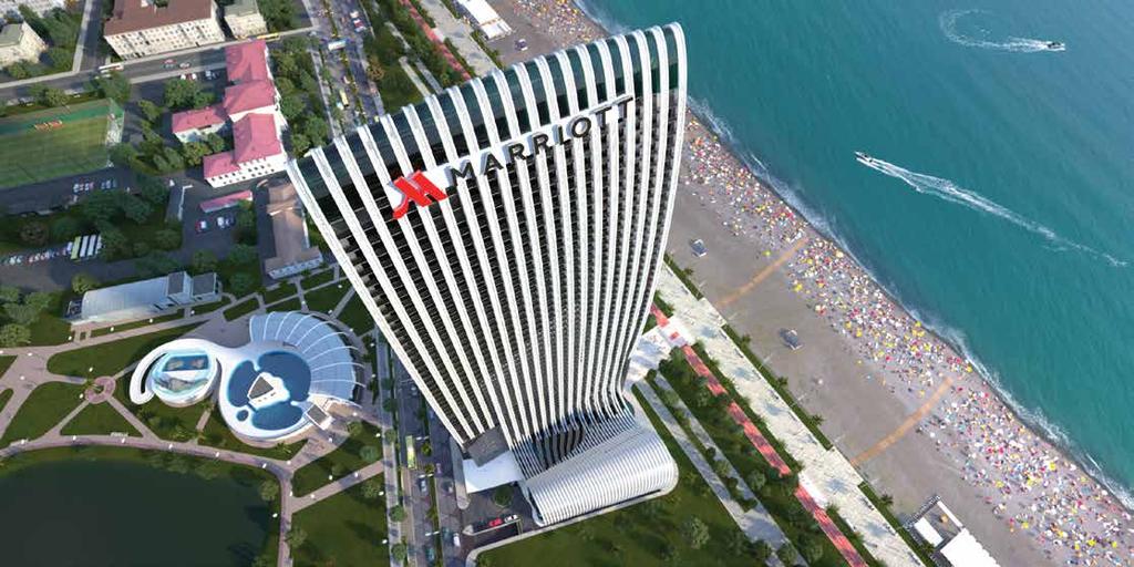 Alliance Privilege A 54 - storey multifunctional complex, located in the heart of seafront promenade, called Batumi Boulevard, is divided into two parts: Hotel section and Apartment zone.