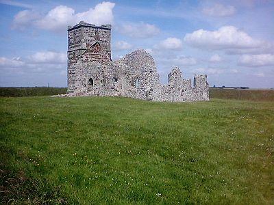 Knowlton Church, near Horton, East Dorset This largely Norman church (the tower is 14th C.) is of unknown foundation date and dedication.