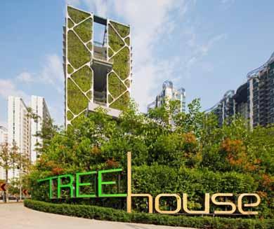 SETTING NEW BENCHMARKS Guinness World Record for Largest Vertical Garden* Tree House Eco-condominium with a 24-storey green wall, measuring 2,289 square metres Entered Guinness World Records for