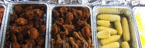 or Fried Chicken pieces or BBQ Chicken pieces