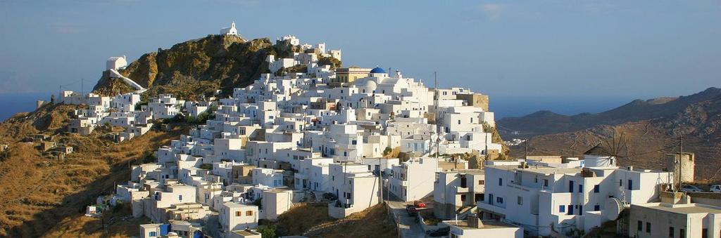 Chora is the most picturesque spot in Serifos Greece, constructed on the slopes of a