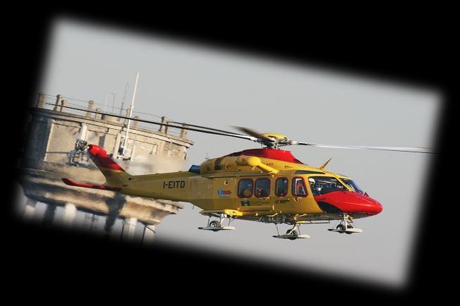 AREU was born in 2008: state of HEMS in Lombardy Milano and Como: round-the-clock (24H) Sondrio,