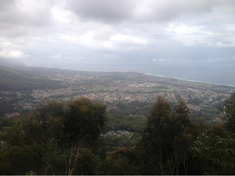 View of Wollongong from