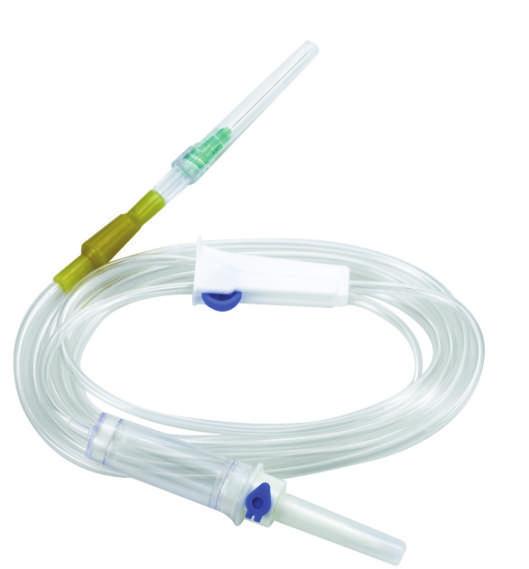 INFUSION SETS INFSET-S INFUSION SET (VENTED) For infusion bottles and bags Vented spike Air-inlet filter