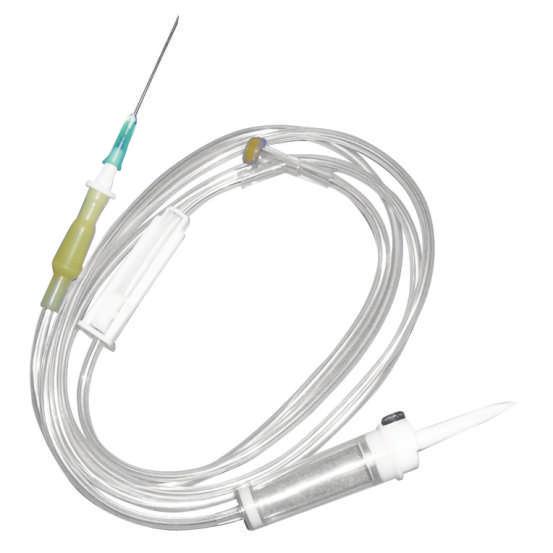 needle Tube length: 150 cm Individual sterile package Packing: 500 pcs/carton INFSET-Y INFUSION SET