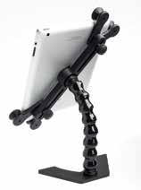 that open up to 2 for quick and easy mounting on a variety of surfaces Two Arm Tablet Holder Kit: 117161 Tablet Holder