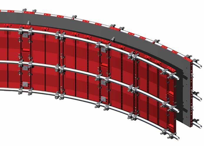 Flex-Forms Wall-Form Flex-Form Panels Flex-Form Panels are used to create curved or radiused concrete walls or beams.