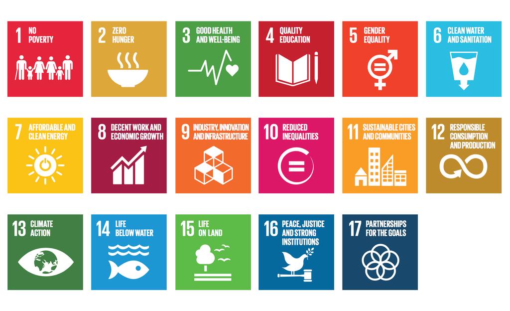 The Sustainable Development Goals that the project addresses and how This project addresses many of the Sustainable Development Goals that are set out.