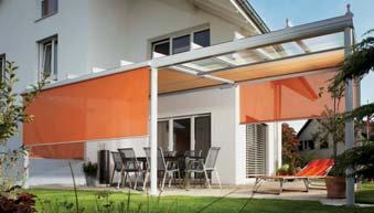 Then take a look at our side shades and vertical awnings such as our