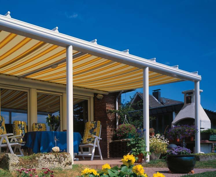 asked for Shade or rain protection with potential Create effective, cosy rain protection with a weinor patio roof.