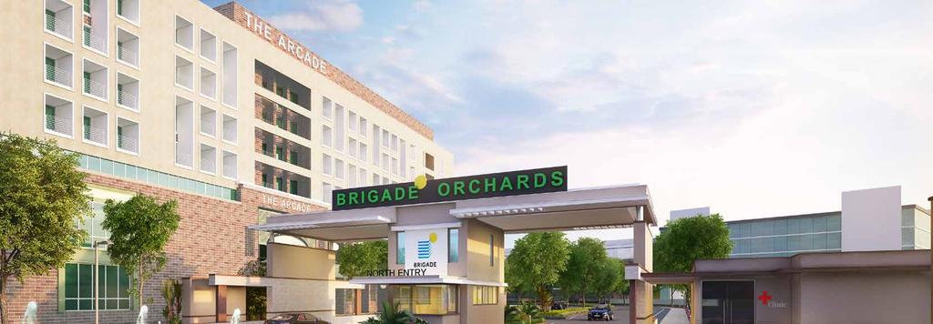 BRIGADE ORCHARDS, ONE OF INDIA S TOP 3 SMART TOWNSHIPS Brigade Orchards is Bangalore s First Smart Township.